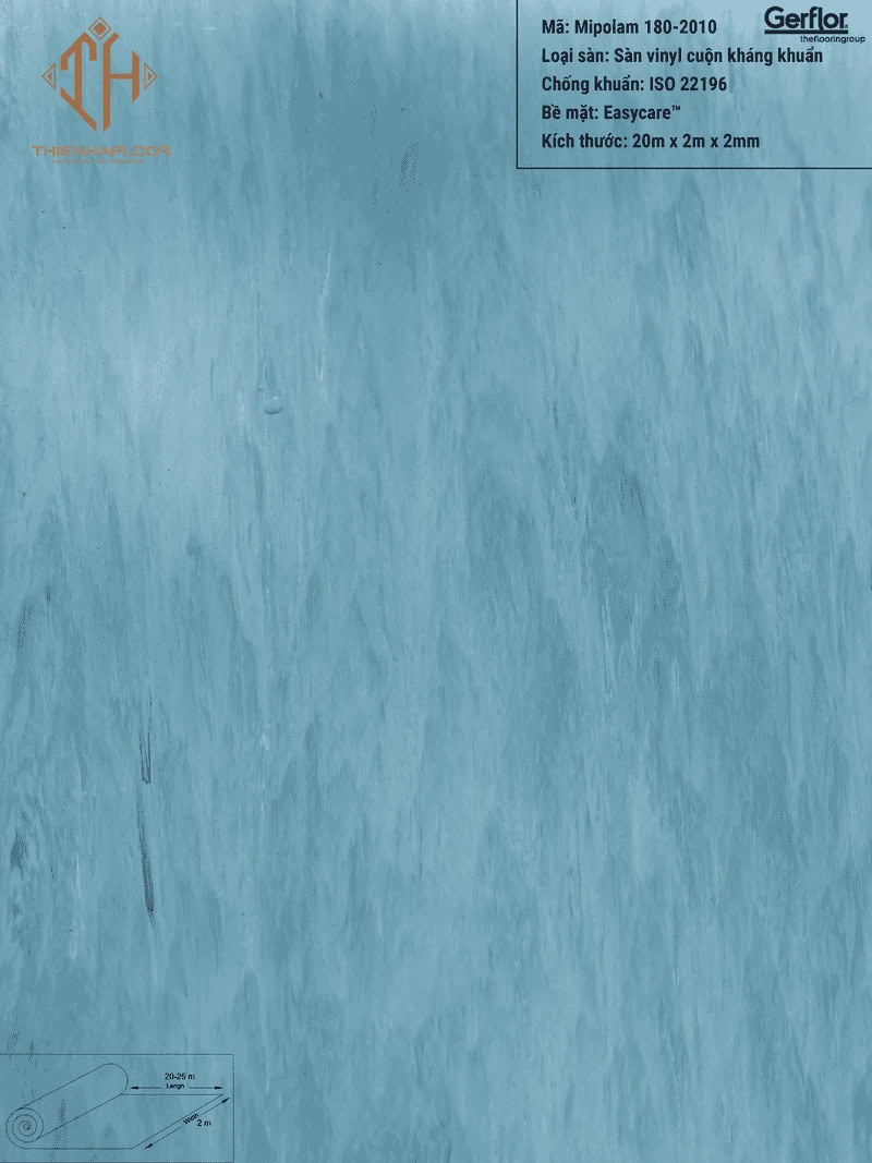 Gerflor Mipolam 180-2010 Antibacterial Vinyl Flooring
