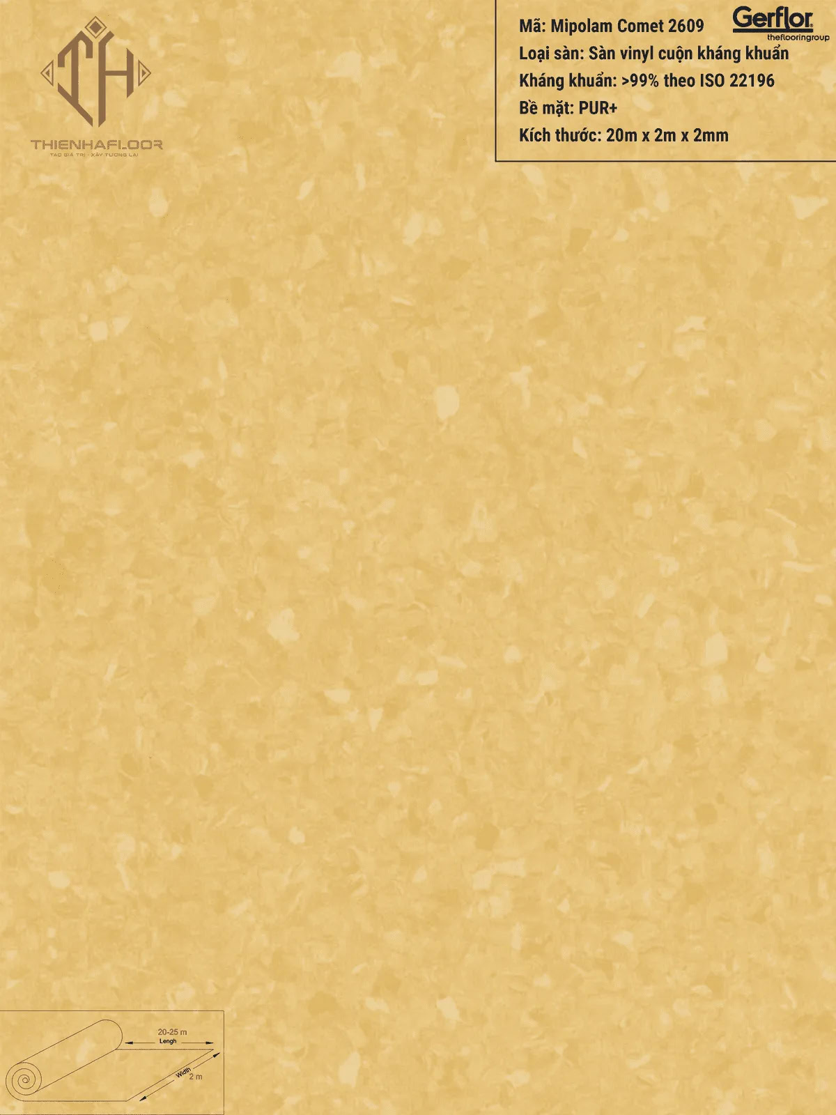 Gerflor Mipolam Comet 2609 Vinyl Flooring
