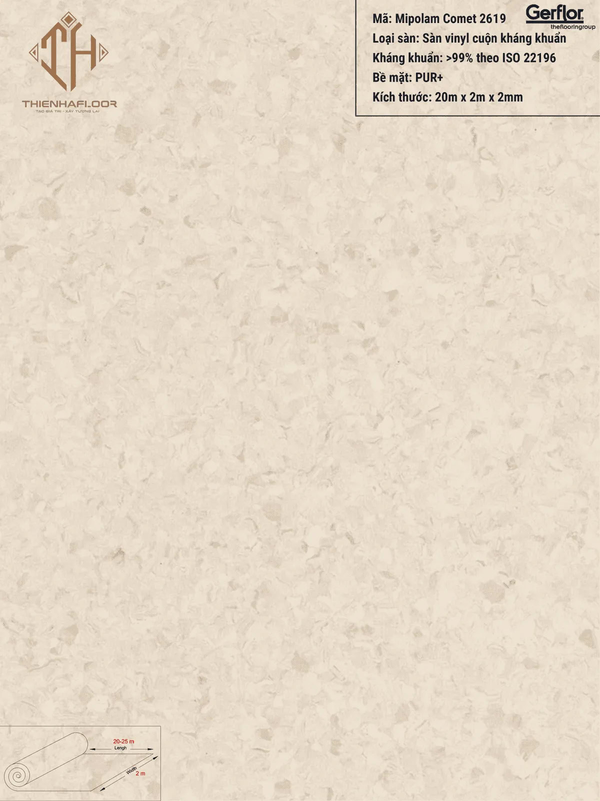 Gerflor Mipolam Comet 2619 Vinyl Flooring
