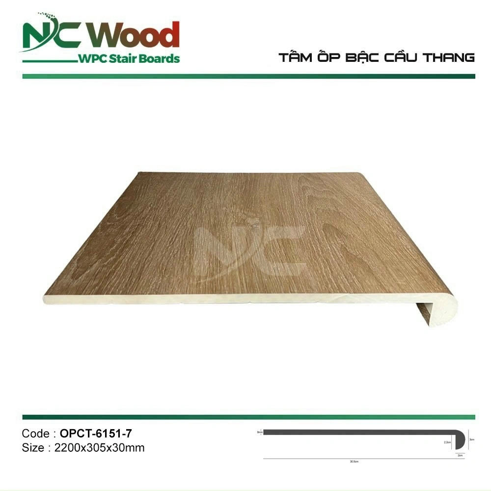 NC Wood 6151-8 Stair Nosing Covering