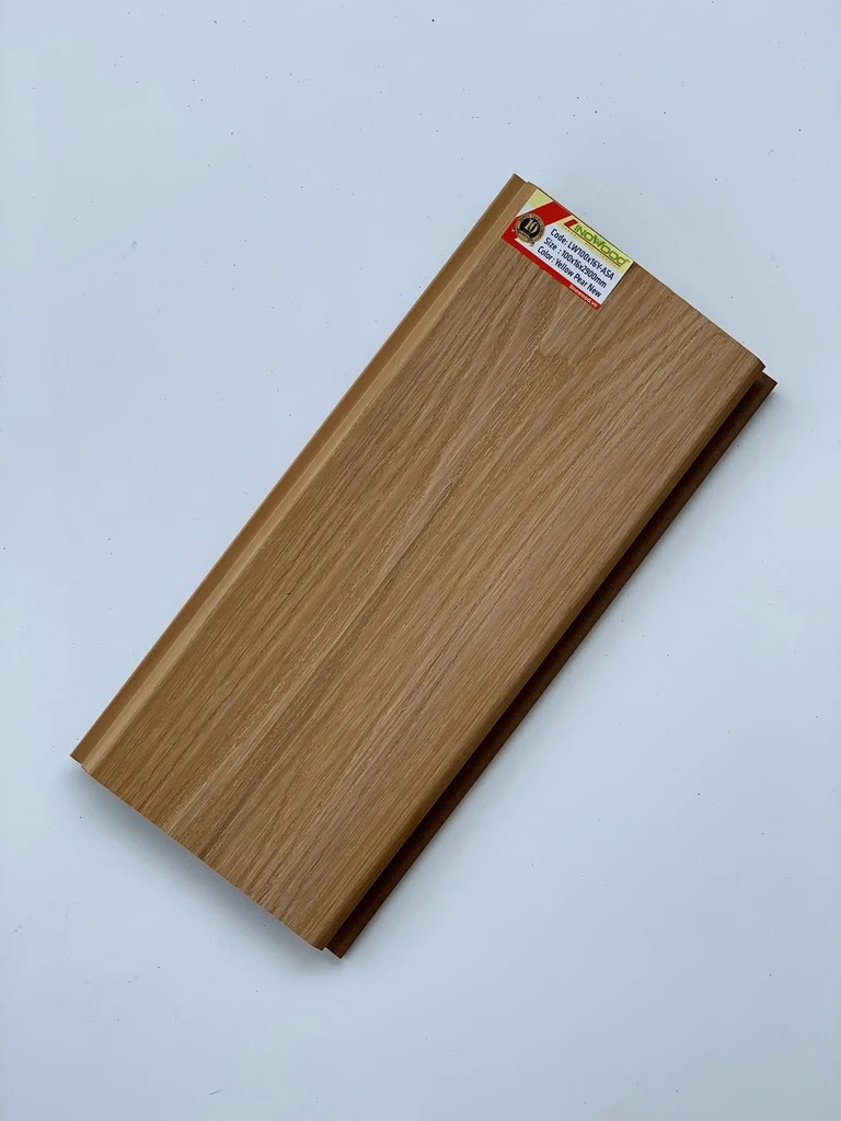 Tấm ốp PVC phủ ASA Linowood LW100x16Y New