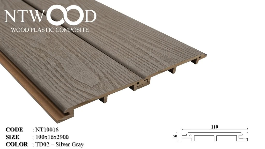 NTWood NT10016 Wood-Plastic Wall Panel