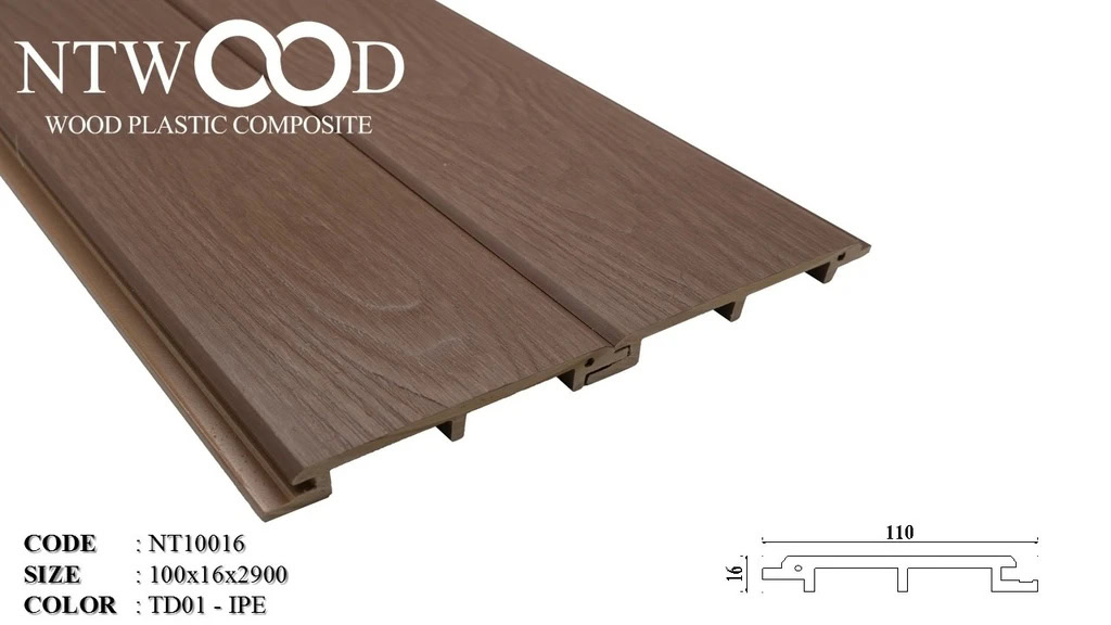 NTWood NT10016 Wood-Plastic Wall Panel