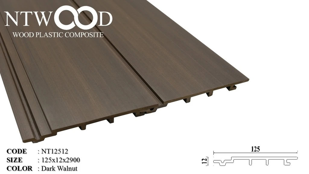 NTWood NT12512 Wood-Plastic Wall Panel