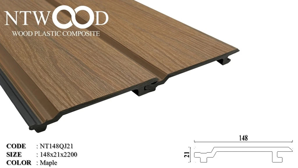 NTWood NTD148Q21 Wood-Plastic Wall Panel