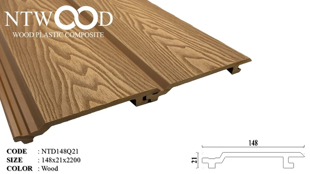 NTWood NTD148Q21 Wood-Plastic Wall Panel