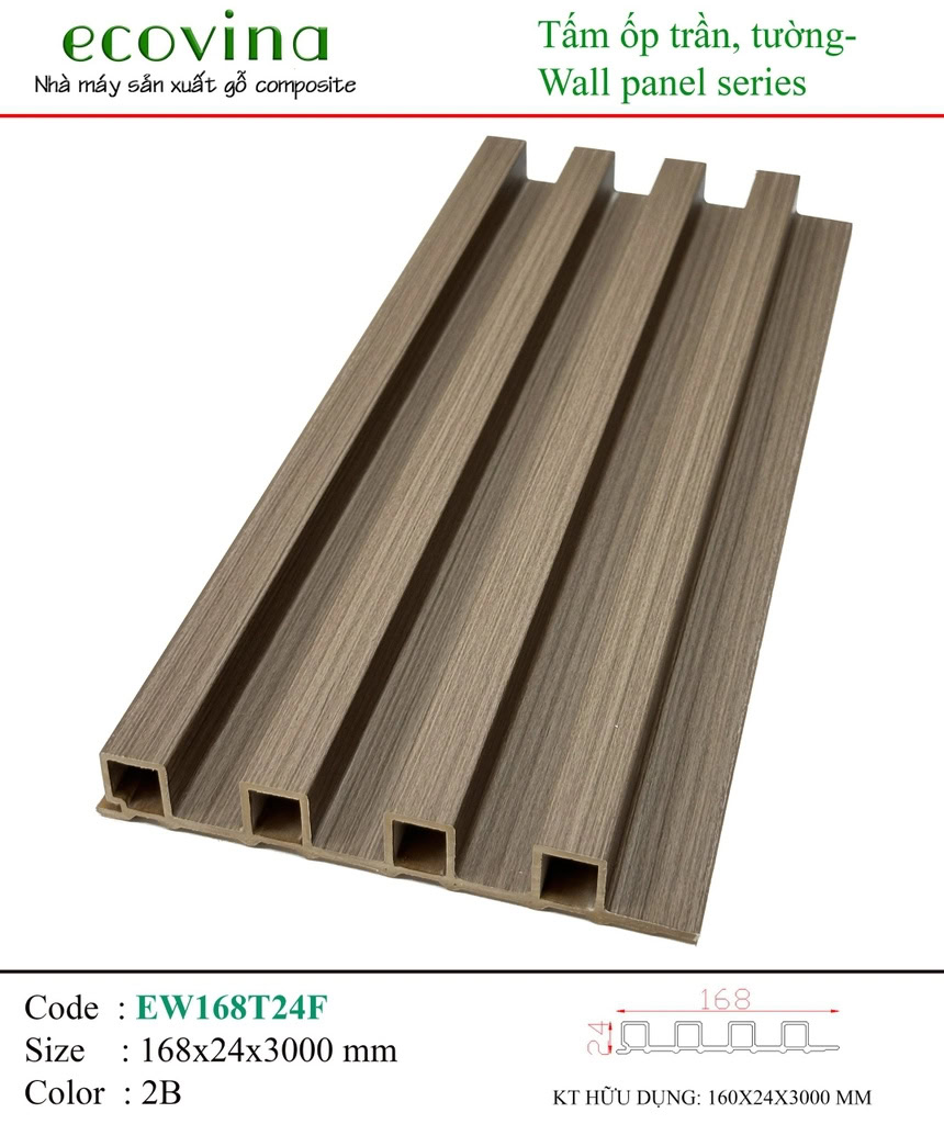 Ecovina EW168T24F 2B Corrugated Wall Panel