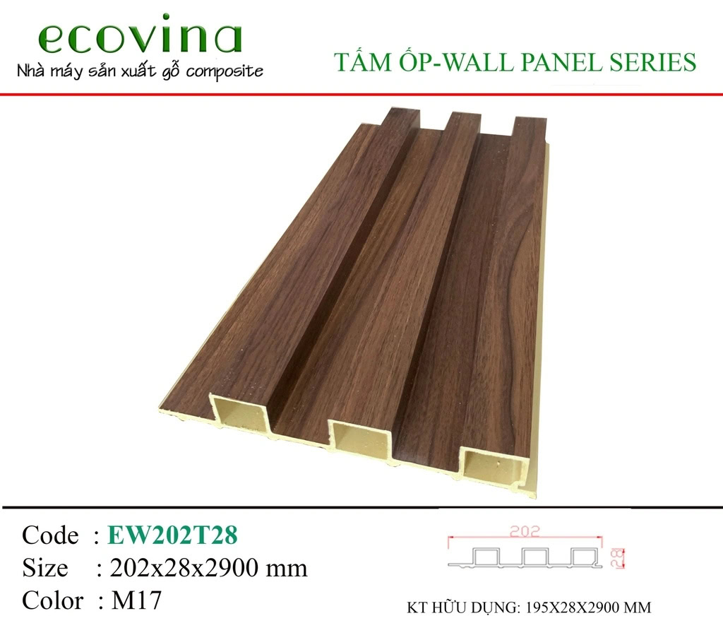 Ecovina EW202T28 M17 Wave Wall Panel