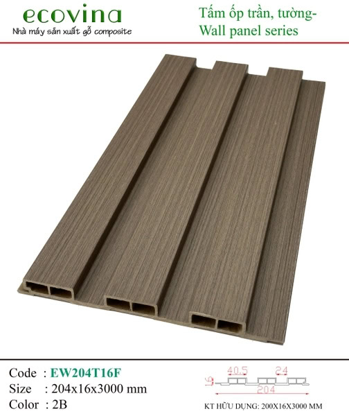 Ecovina EW204T16F 2B Corrugated Wall Panel
