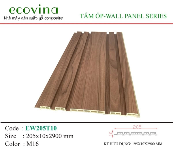 Ecovina EW205T10 M16 Wave Wall Panel