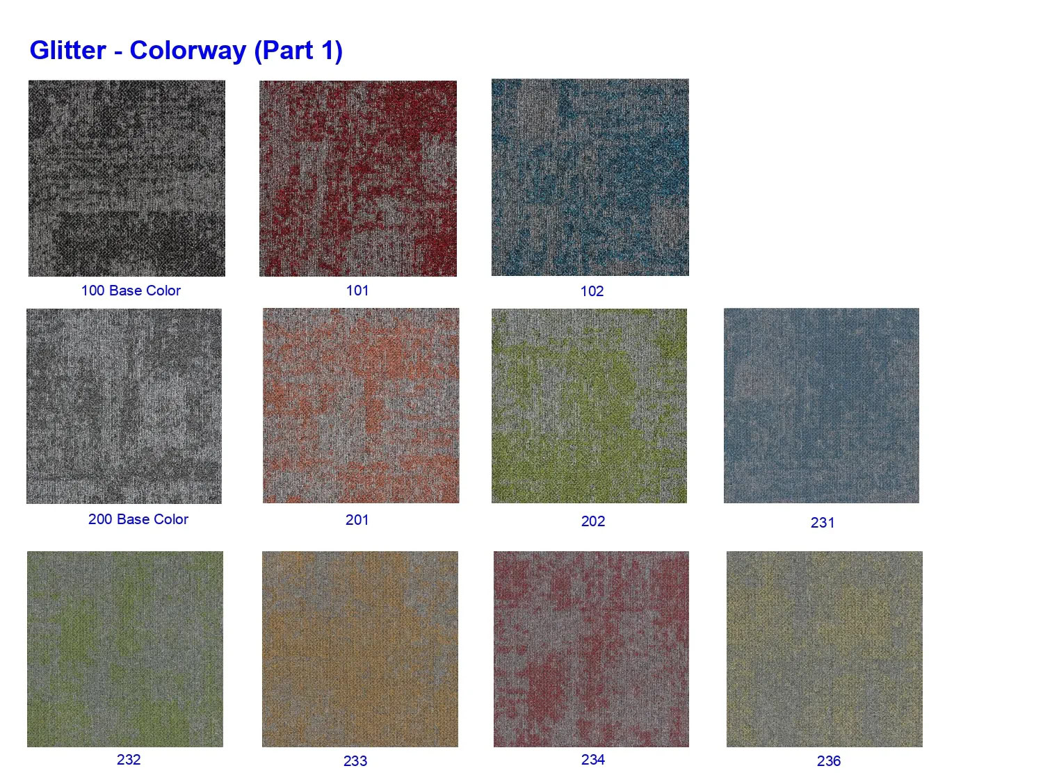 Glitter Carpet Tiles