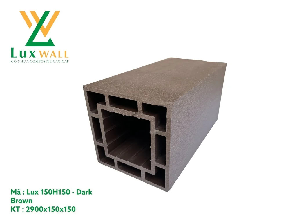 Luxwall LUX150H150 Pergola Post Dark Brown