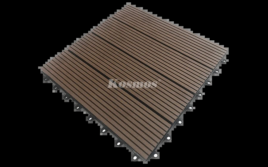 Vỉ gỗ nhựa Koswood VSVI300 Coffee