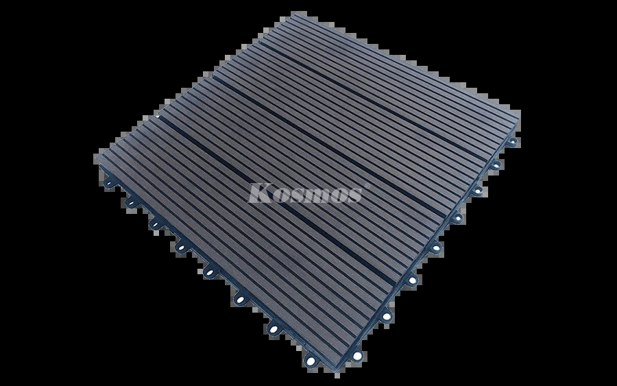 Vỉ gỗ nhựa Koswood VSVI300 Dark Grey
