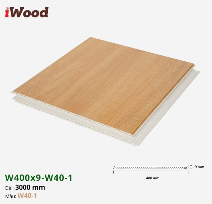 iWood W400x9-W40-1 Nano Wall Panel
