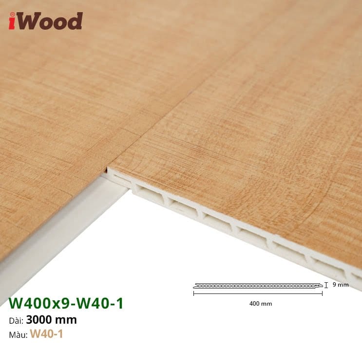 iWood W400x9-W40-1 Nano Wall Panel