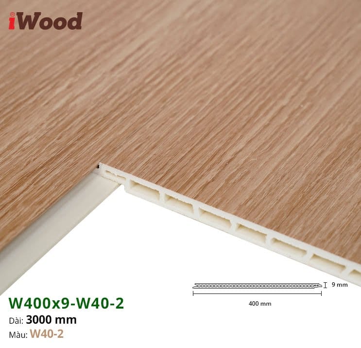 iWood W400x9-W40-2 Nano Wall Panel