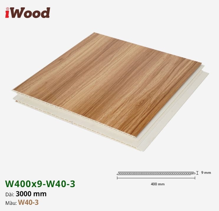 Tấm ốp nano iWood W400x9-W40-3