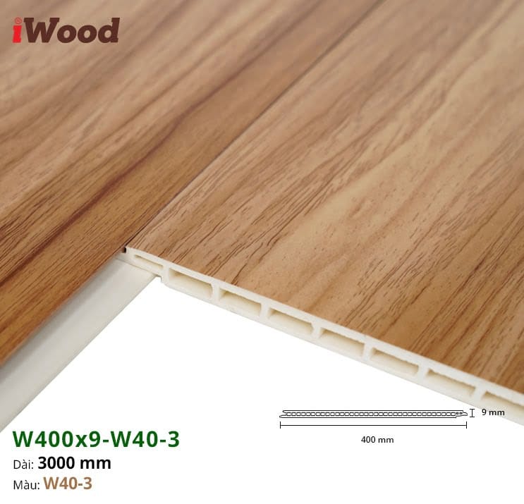 Tấm ốp nano iWood W400x9-W40-3