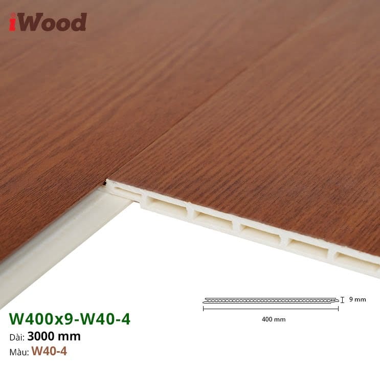 iWood W400x9-W40-4 Nano Wall Panel