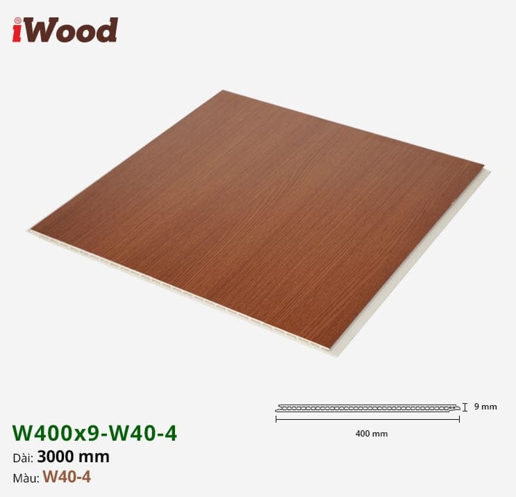 Tấm ốp nano iWood W400x9-W40-4