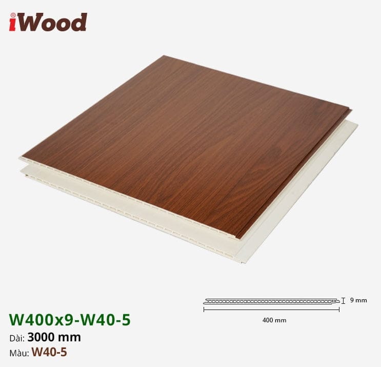 iWood W400x9-W40-5 Nano Wall Panel