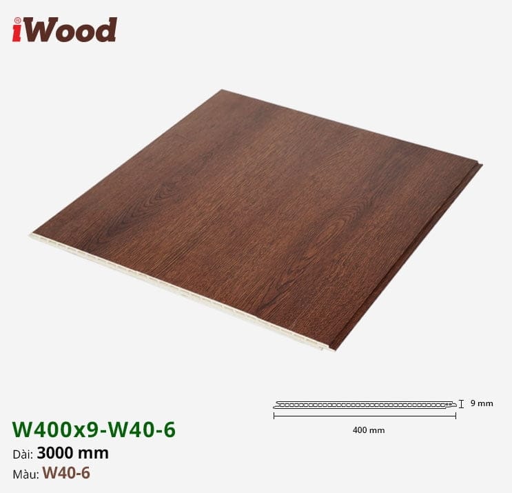 Tấm ốp nano iWood W400x9-W40-6