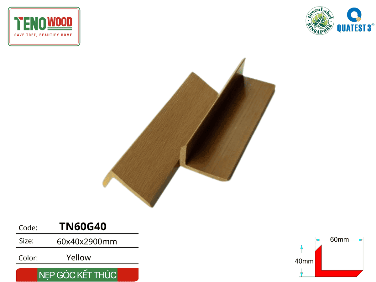 Tenowood TN60G40 Yellow Trim