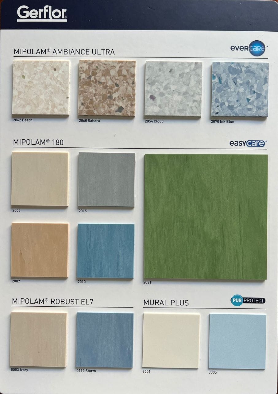 Gerflor Antibacterial Vinyl Roll Flooring