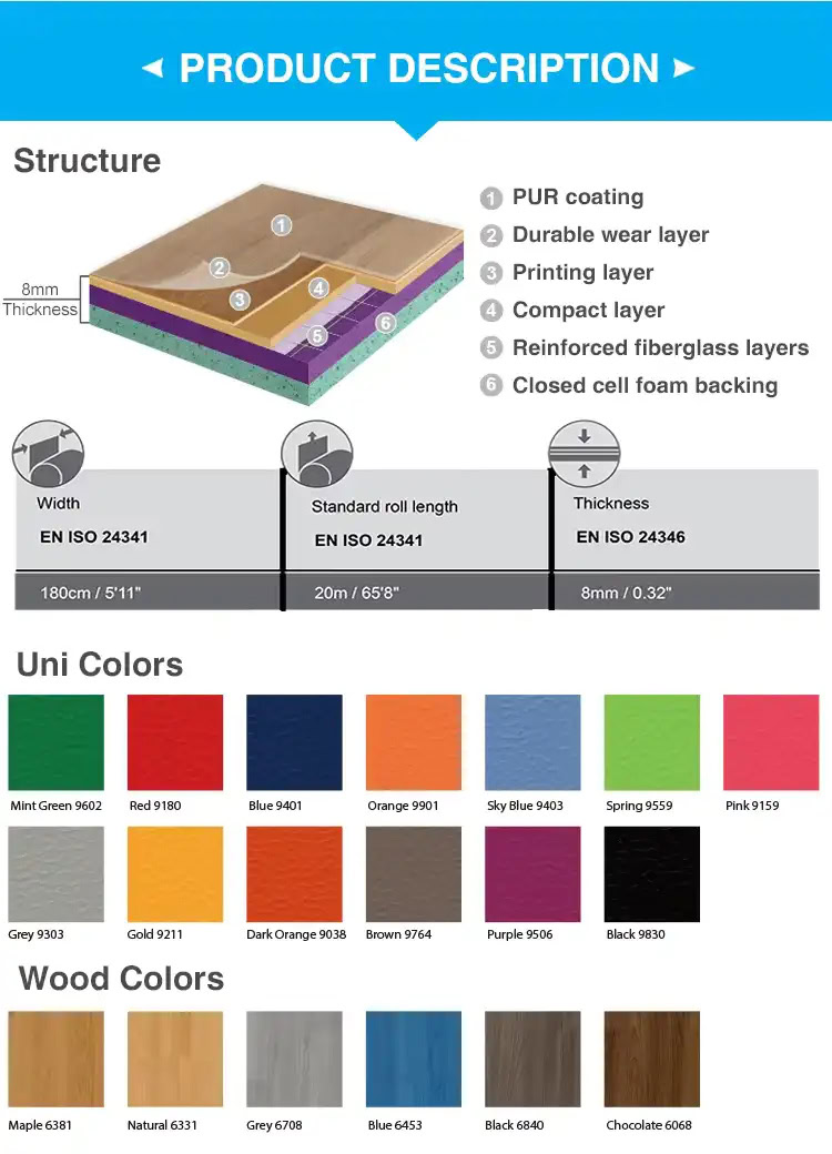 Topflor Indoor Sports Vinyl Flooring (2)