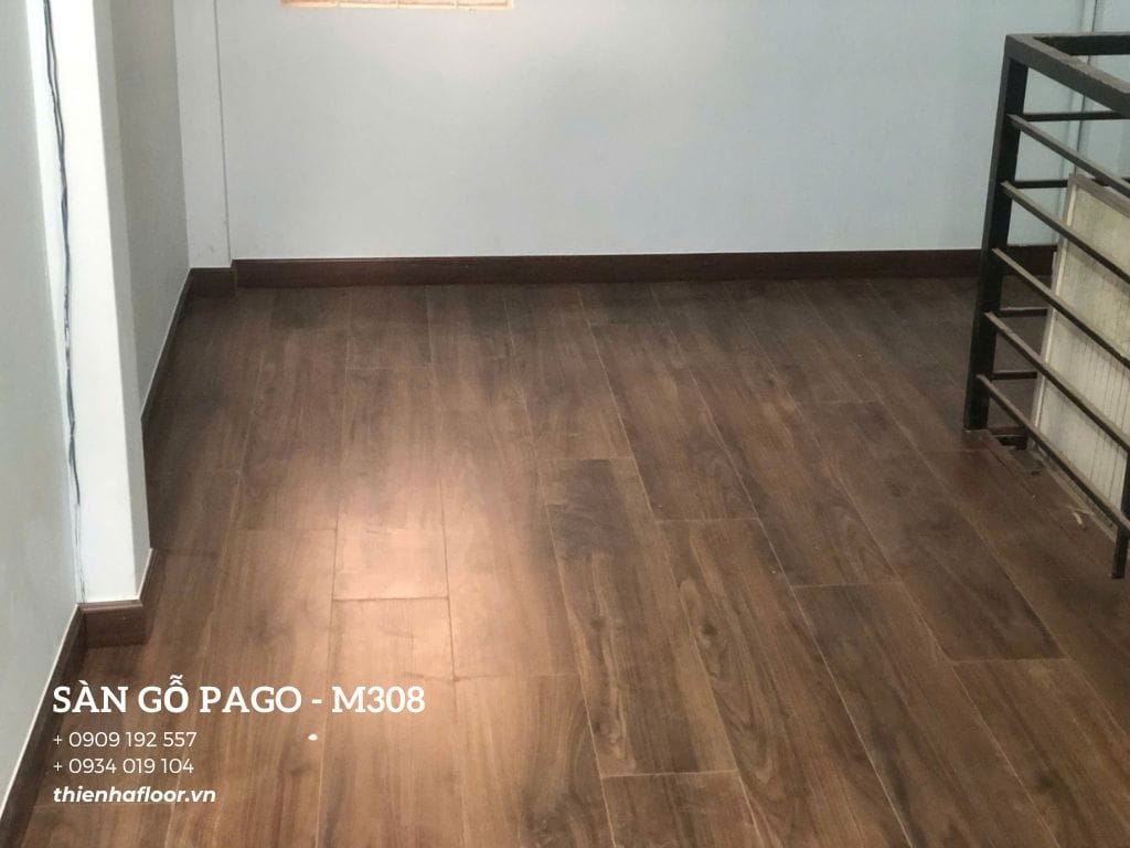 Pago Green Core Water-Resistant Laminate Flooring 8mm project in District 8, Ho Chi Minh City