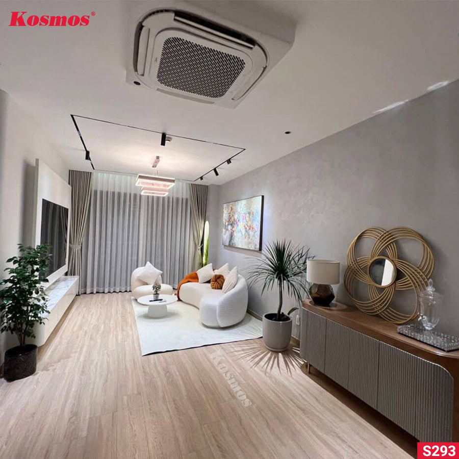 Kosmos S293 8mm Large Plank Laminate Flooring Tt