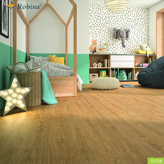 Sàn gỗ Robina 8mm bản lớn O134