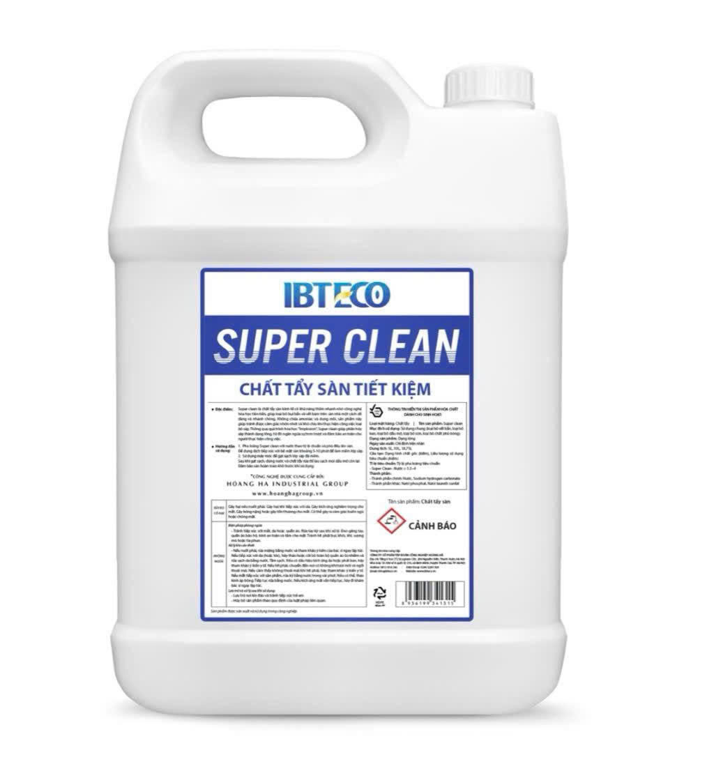 Nước tẩy sàn IBTECO Super Clean