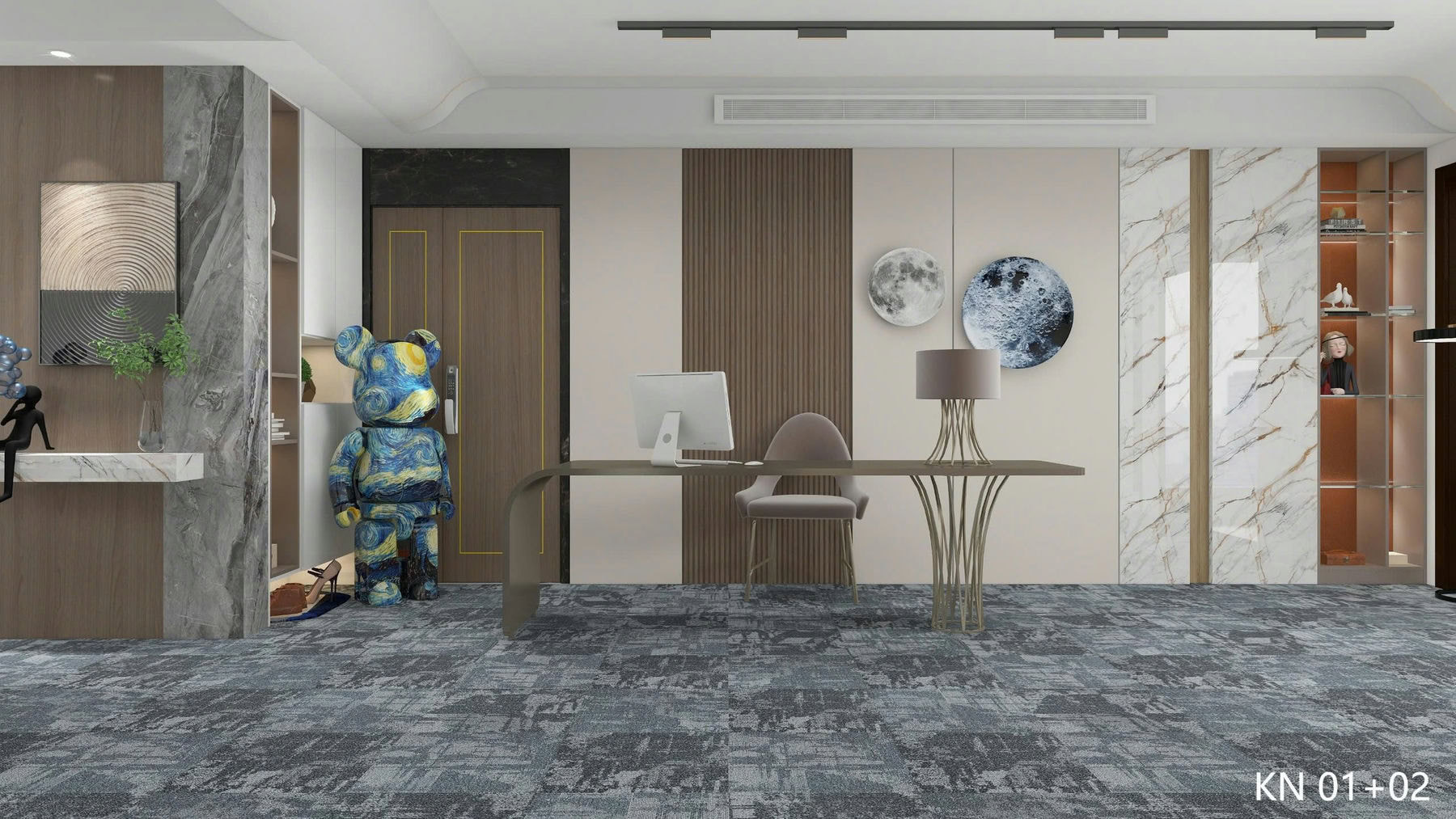 TH Commercial Carpet KN01 Carpet Tiles 02