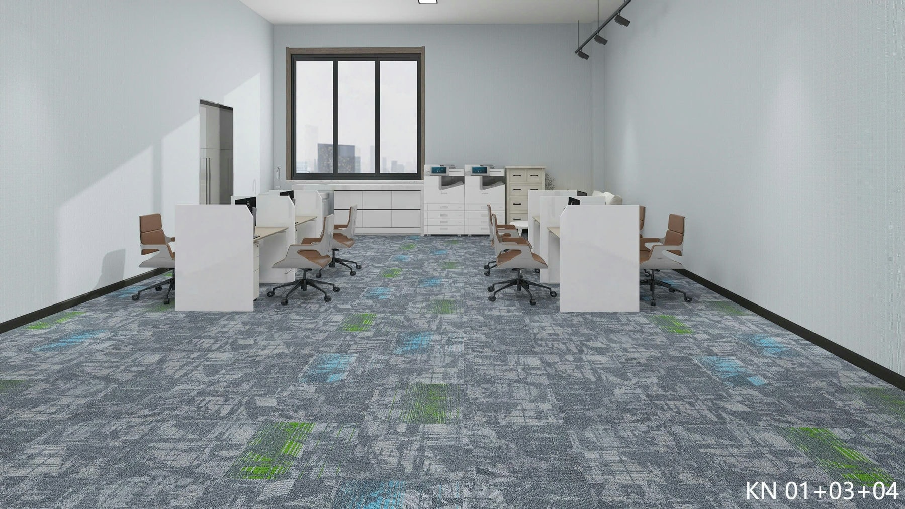 TH Commercial Carpet KN01 Carpet Tiles 03 04
