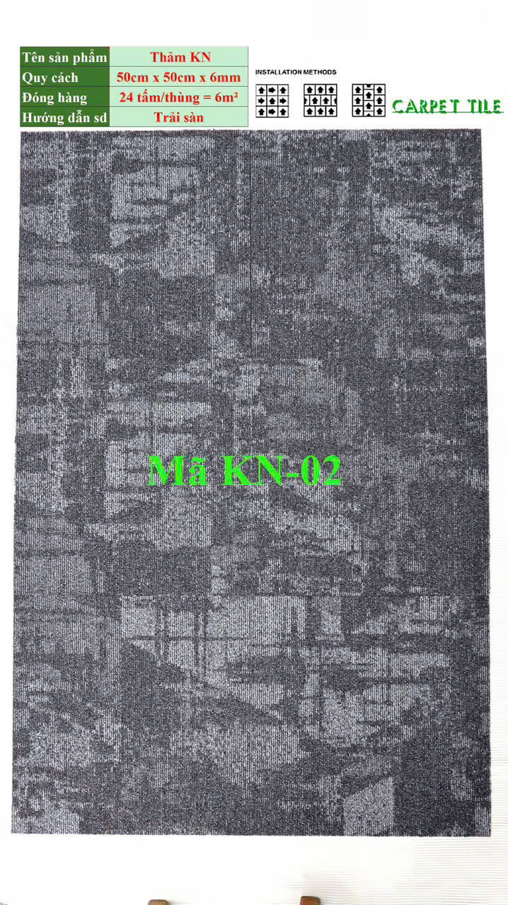 TH Commercial Carpet KN02 Carpet Tiles