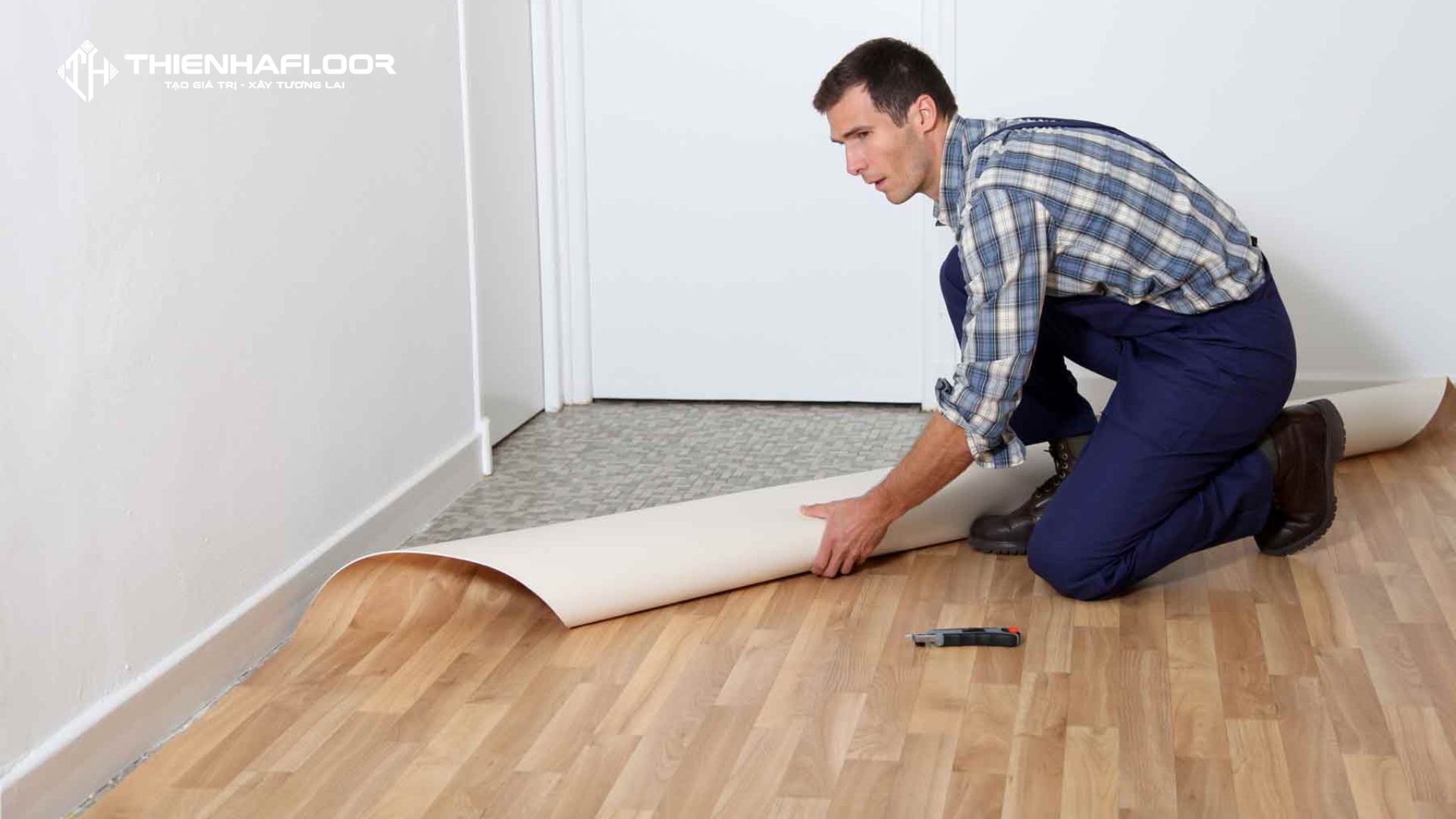 Sàn vinyl cuộn là gì? Có nên lót cho nhà ở, văn phòng?