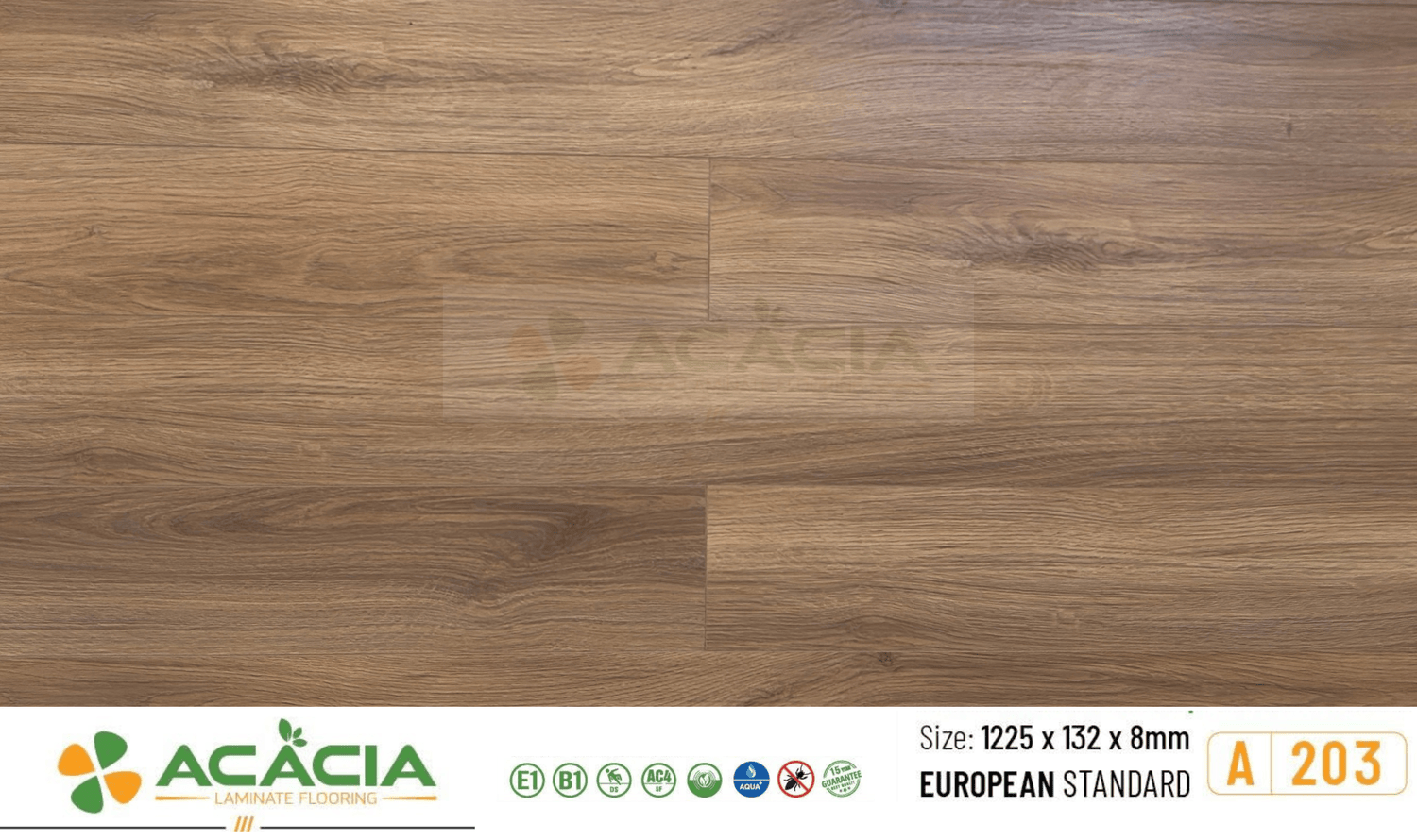 Acacia 8mm Black Core A203 Laminate Flooring