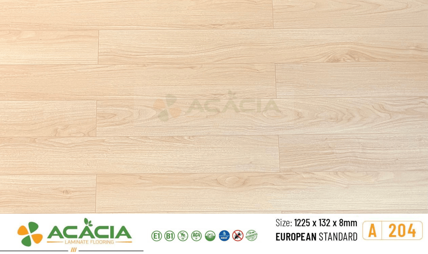 Acacia 8mm Black Core A204 Laminate Flooring