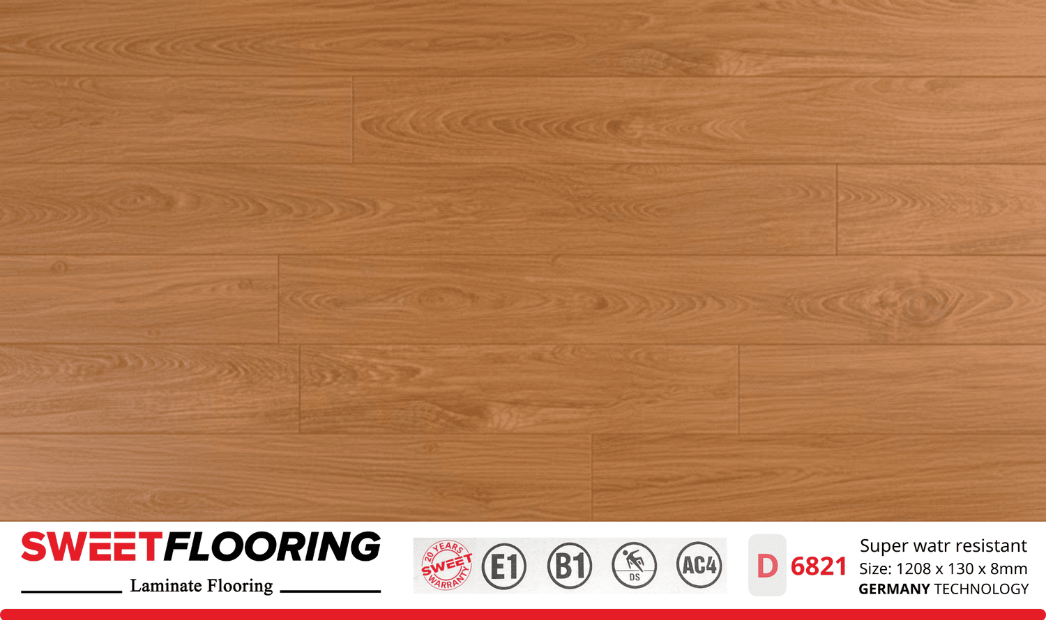 Sàn Gỗ Sweet Flooring D6821