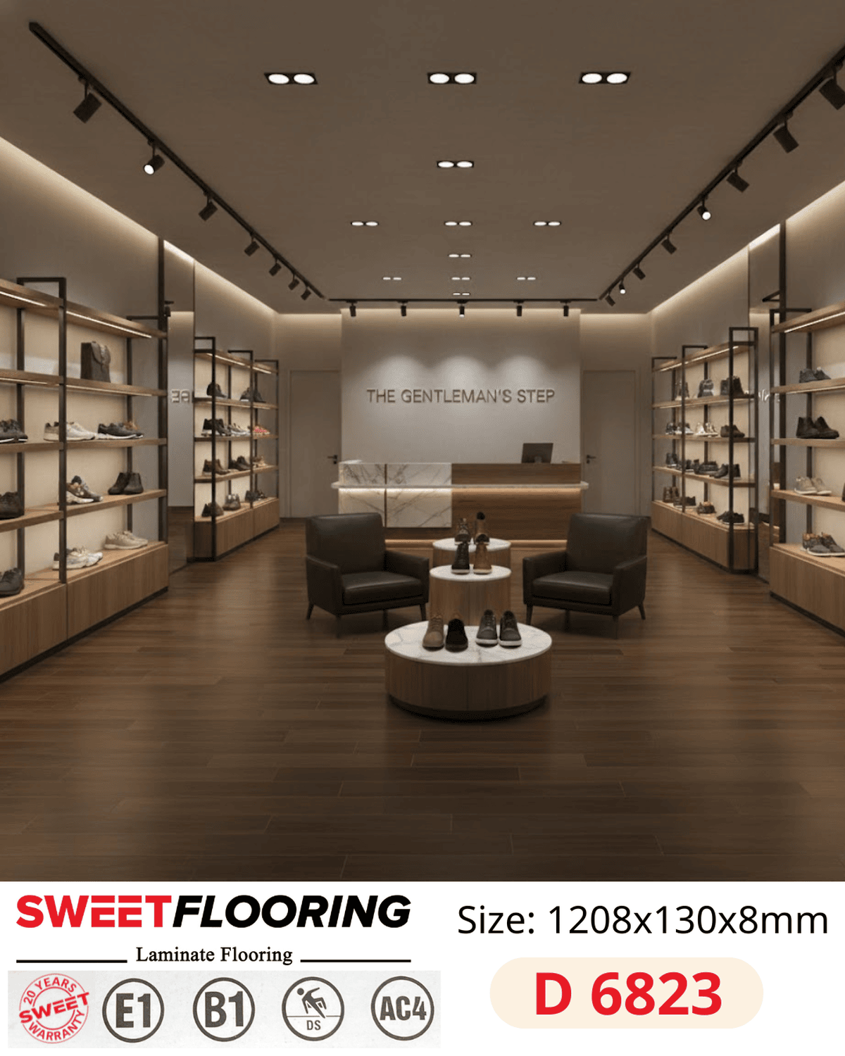 Sweet Flooring D6823 Laminate Flooring