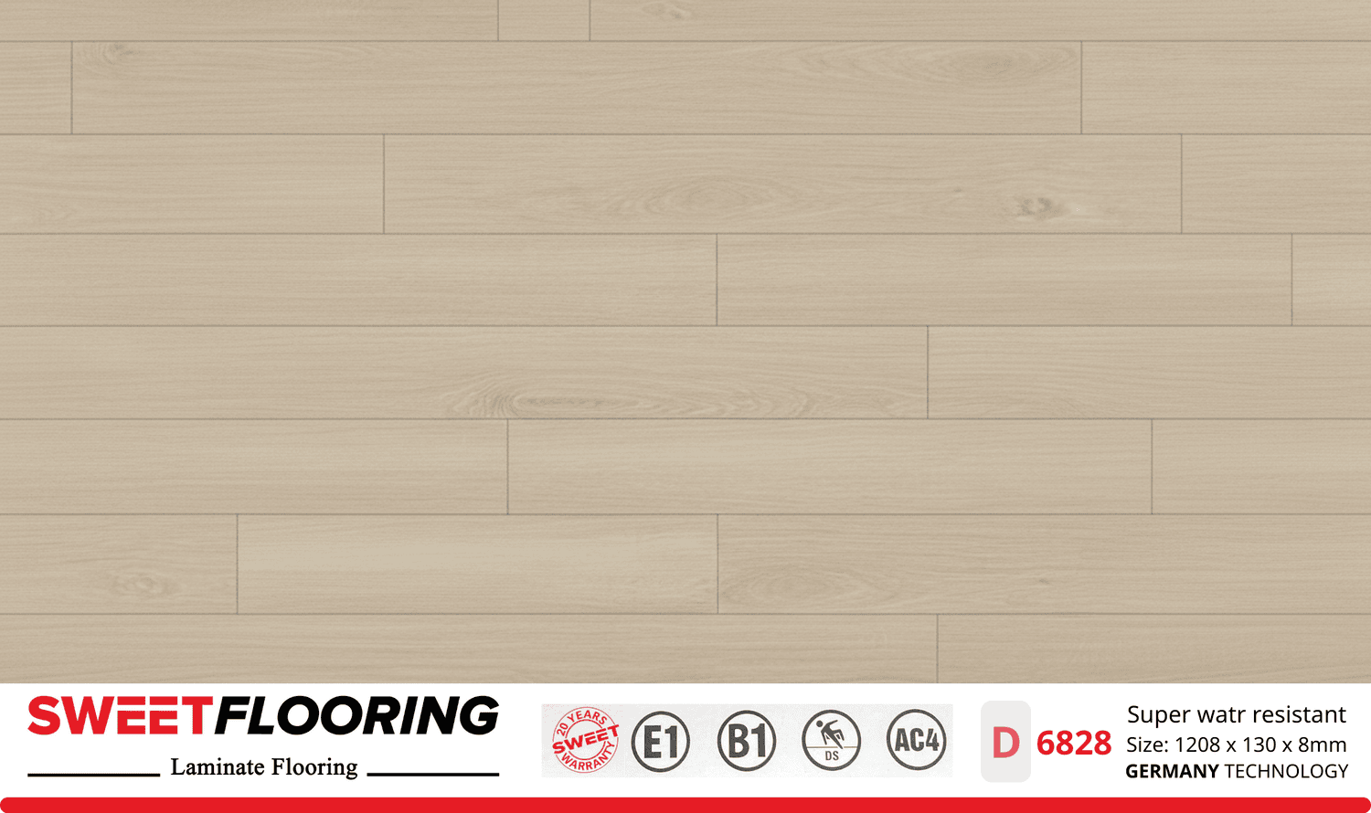 Sàn Gỗ Sweet Flooring D6828