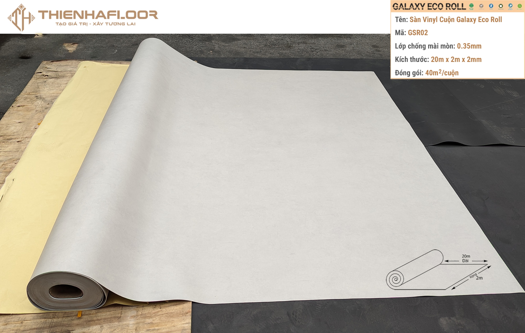 Galaxy Eco Roll GSR02 Residential Vinyl Flooring