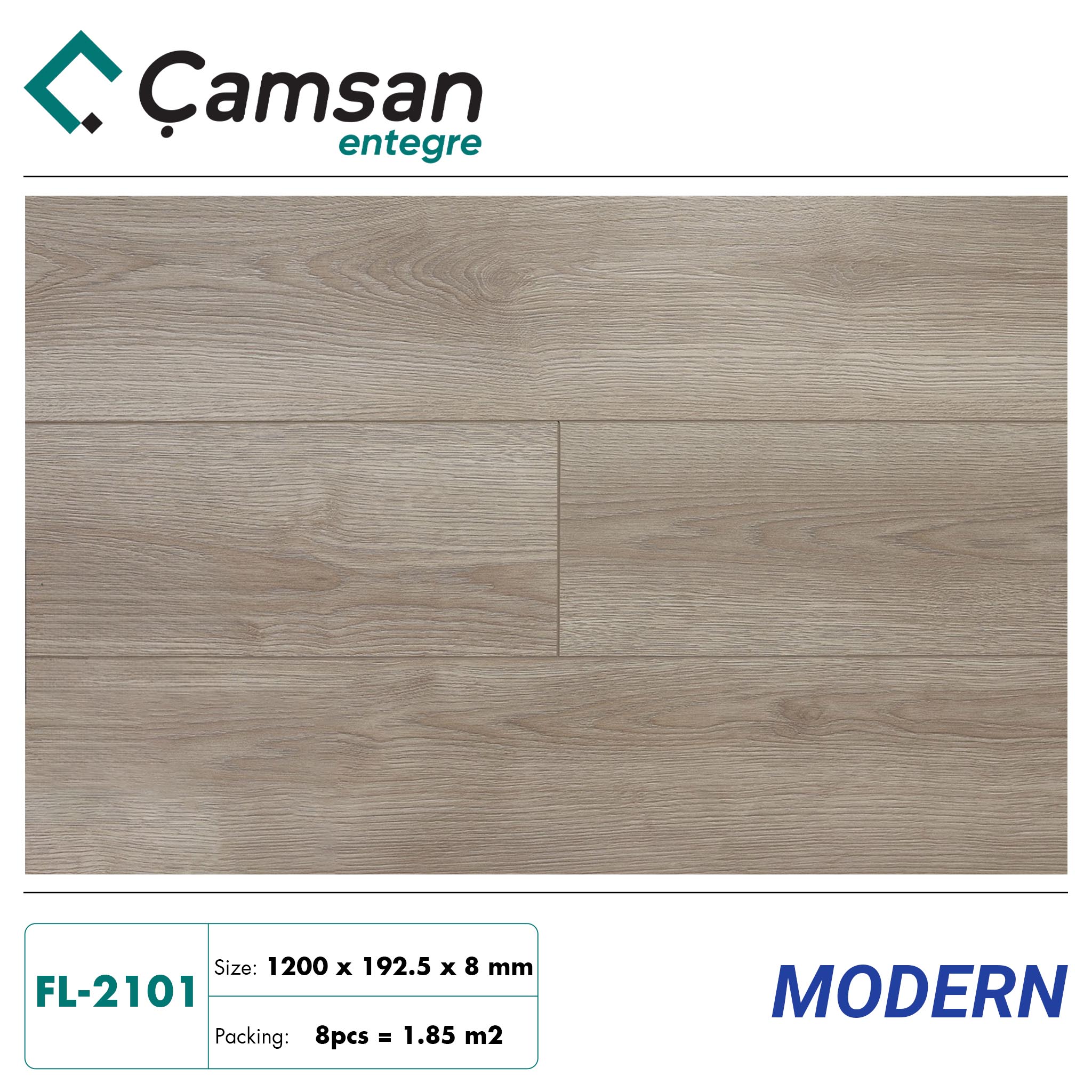 Camsan Modern FL2101 8mm Laminate Flooring