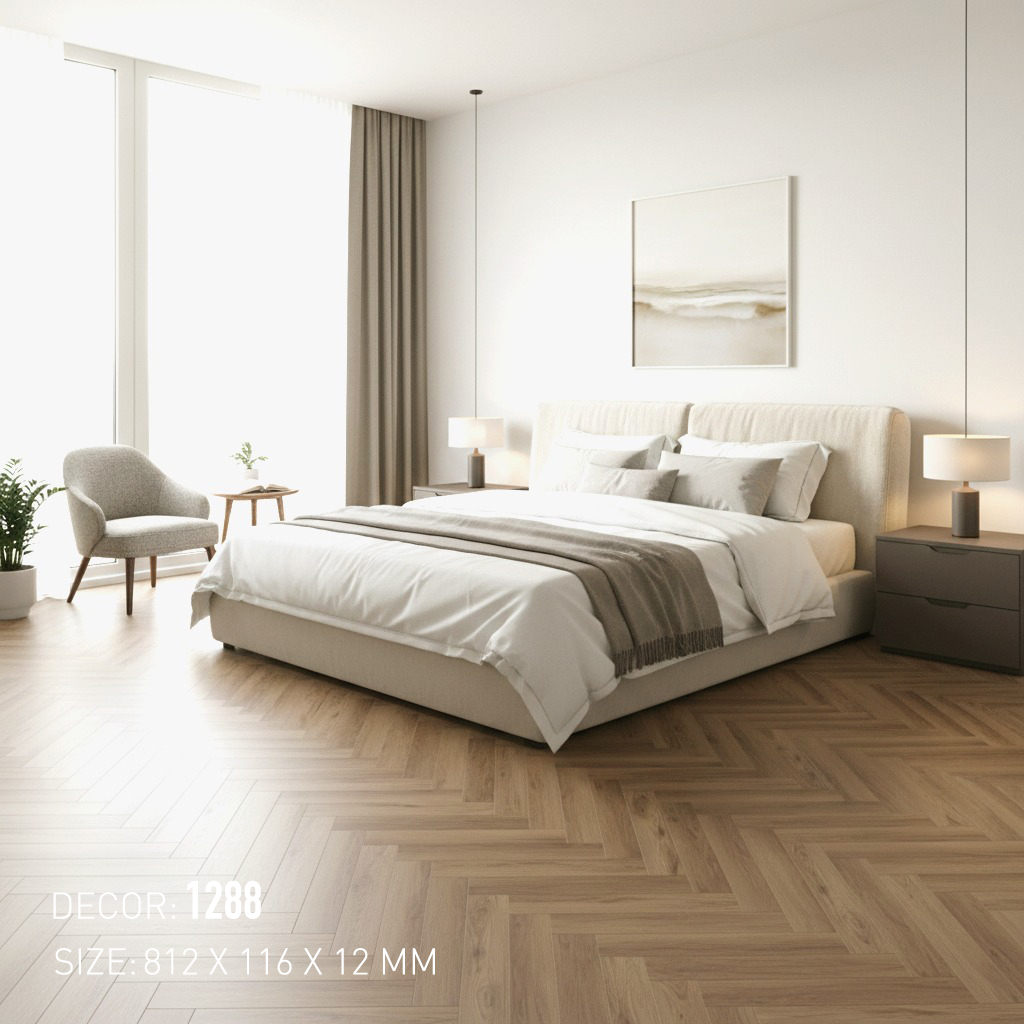 3K VINA 1288 Herringbone Laminate Flooring