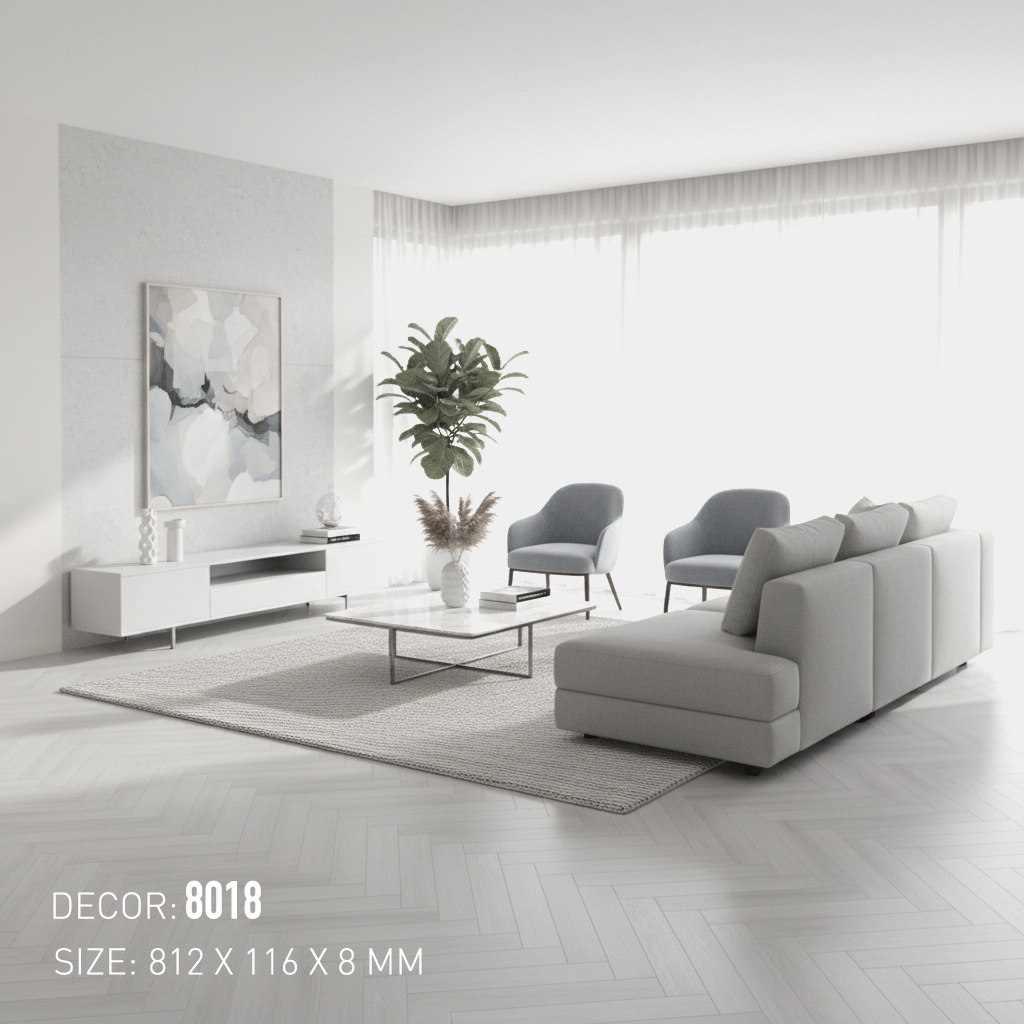 3K VINA 8018 Herringbone Laminate Flooring