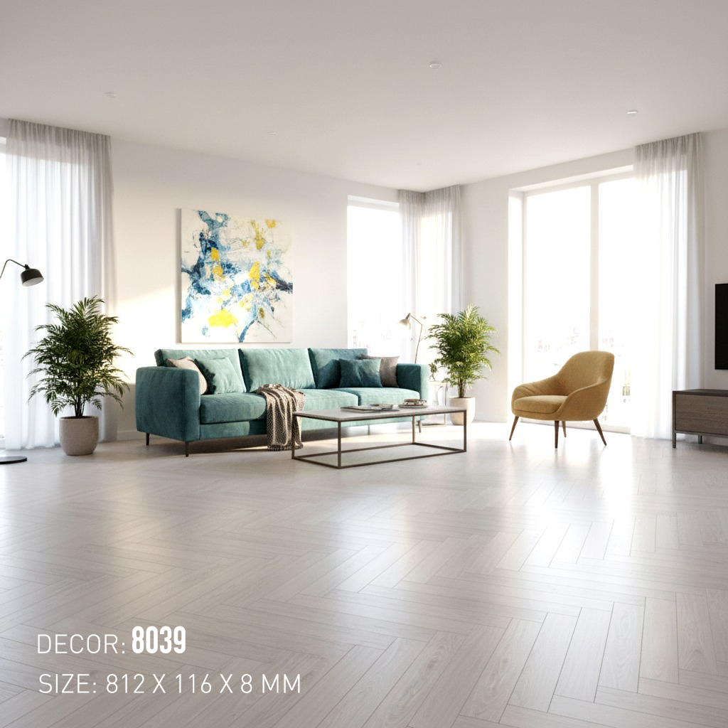 3K VINA 8039 Herringbone Laminate Flooring