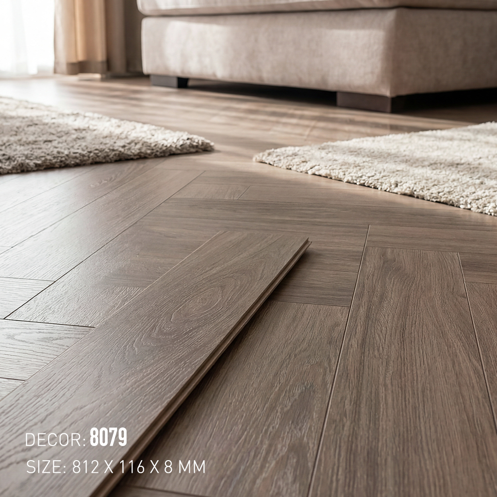 3K VINA 8079 Herringbone Laminate Flooring