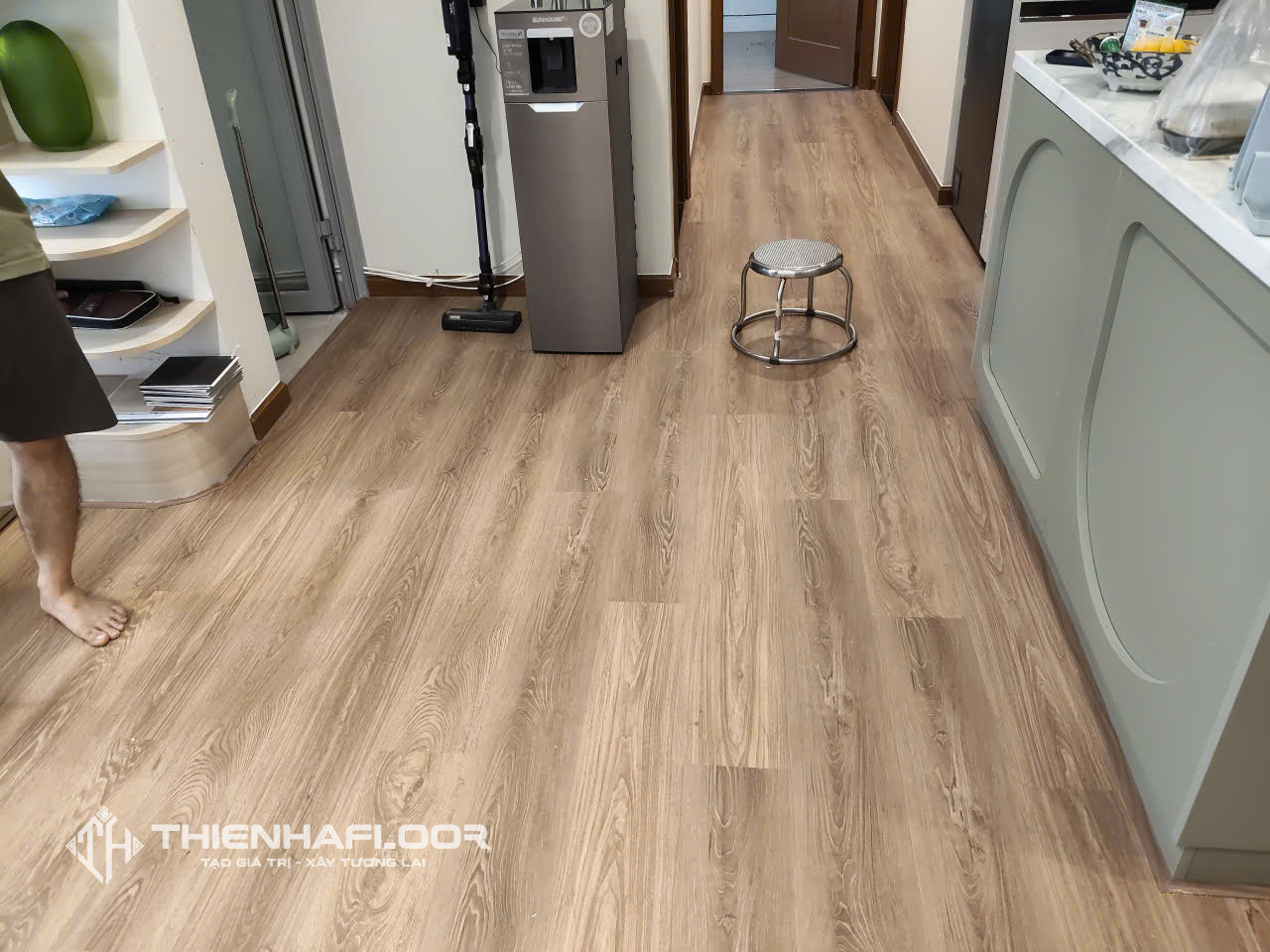 Sàn nhựa giả gỗ Matfloor ZB718 6mm tại chung cư Landmark 81, Bình Thạnh